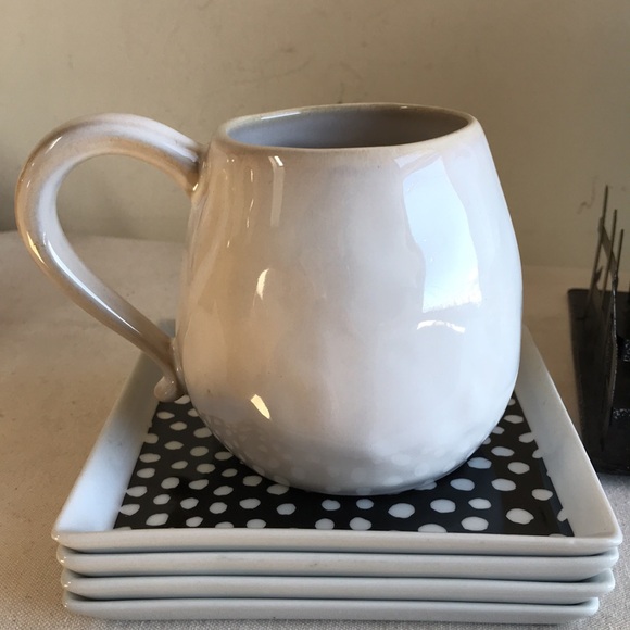 Pottery Barn First Edition ghost mug white Earthenware Halloween ghost ceramic - Picture 4 of 6